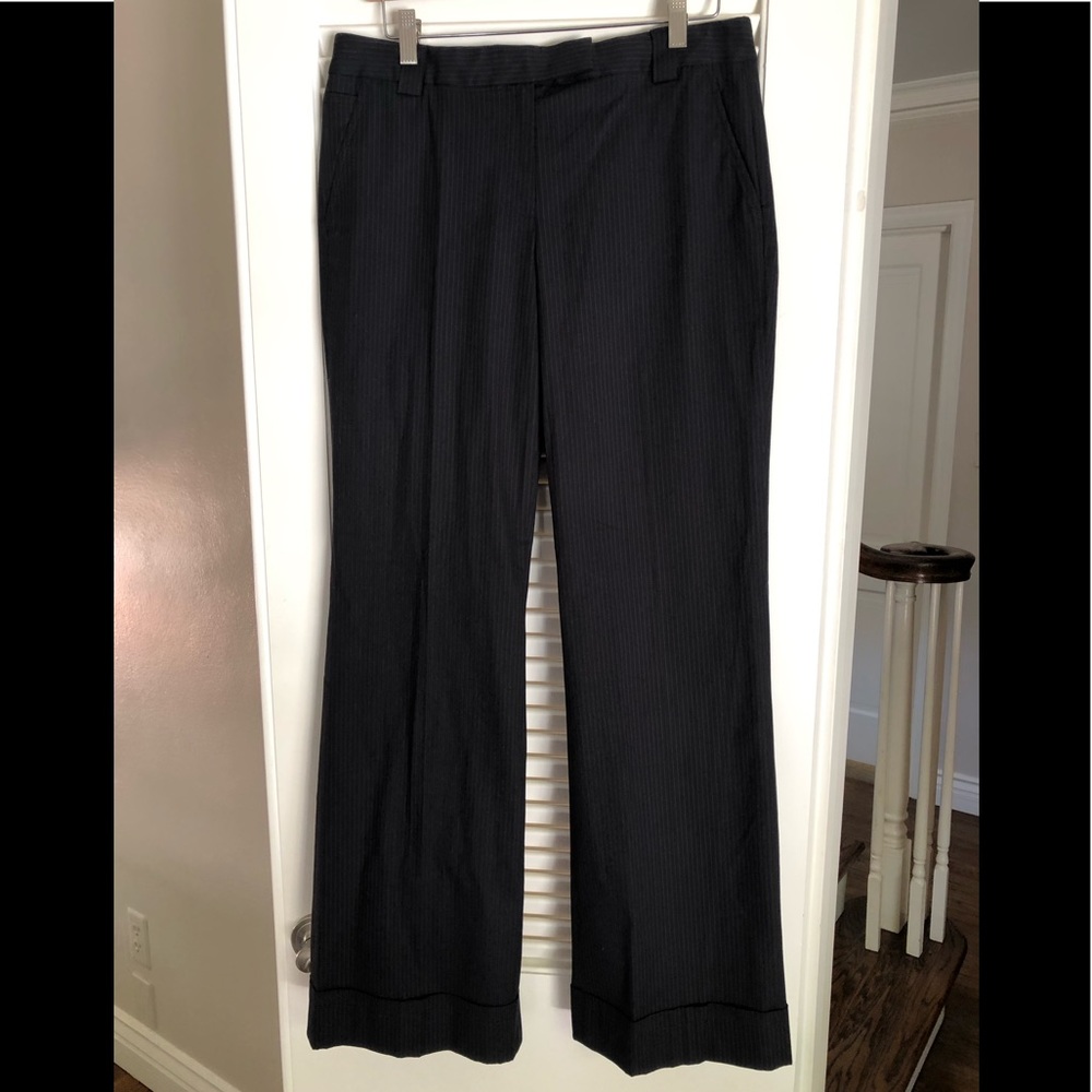 J Crew stretch stripped Favorite Fit pants- size 8